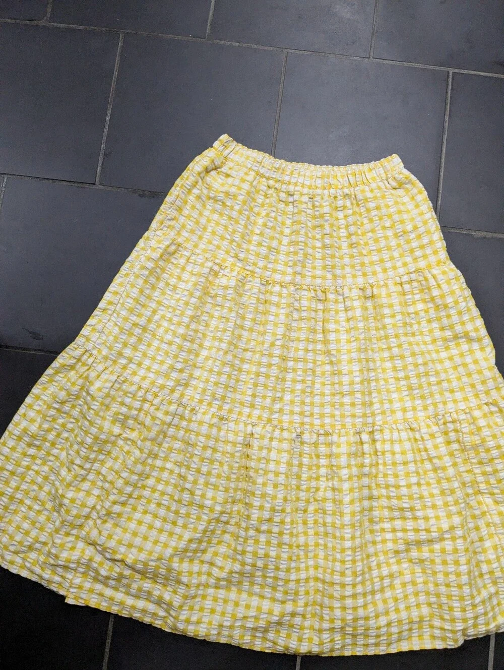 Gingham skirt